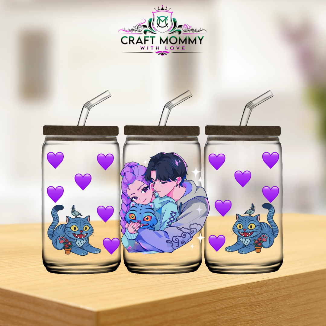 Juni and Rumi kpop- UV DTF wrap