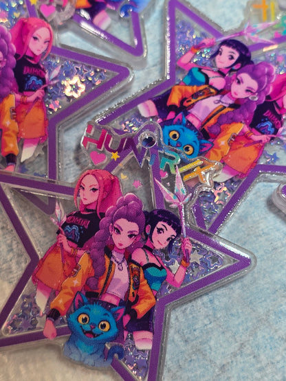 Huntrix Kpop Demon Hunter- Acrylic shaker Set of 5pcs