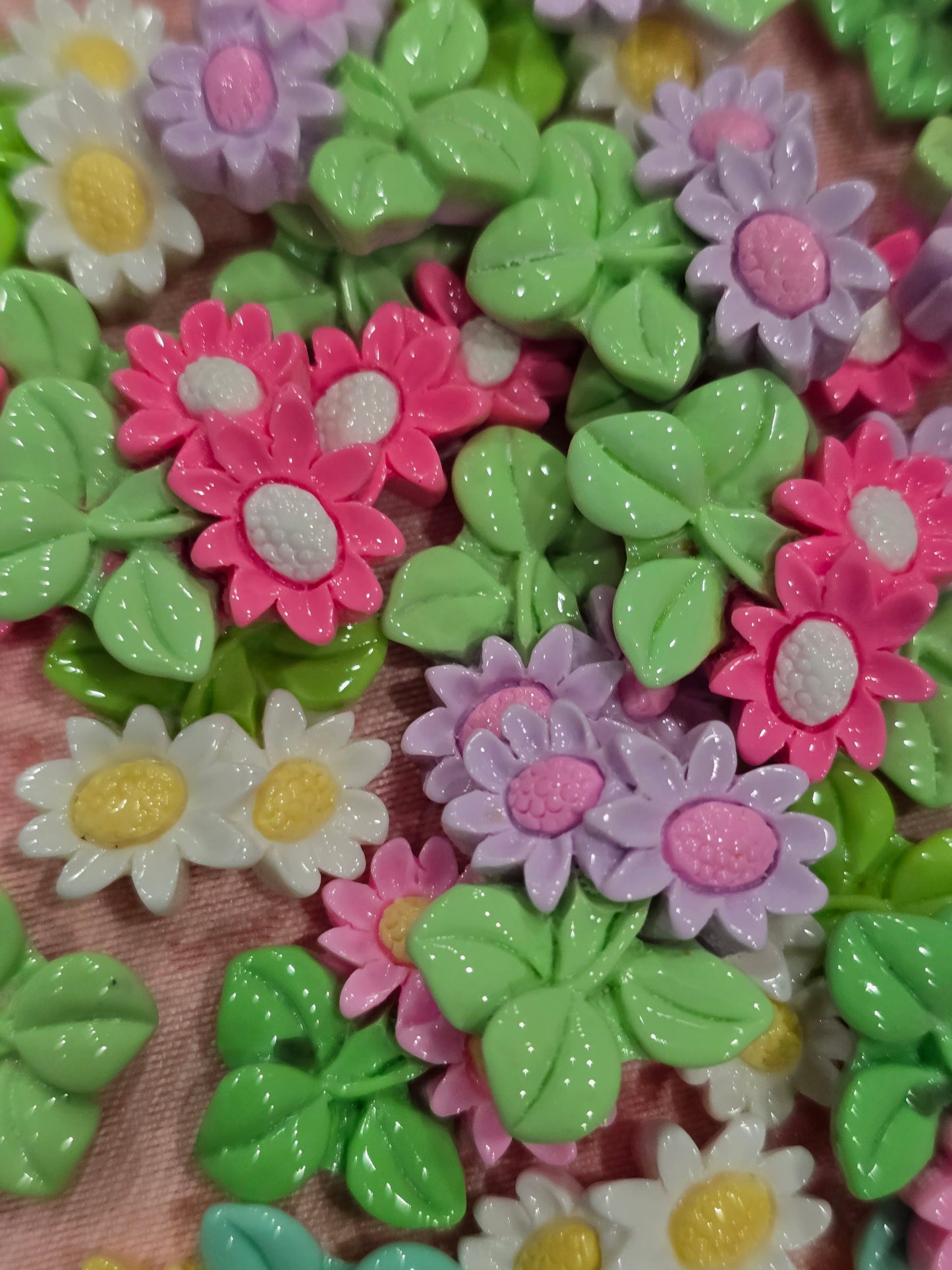 Flowers mix charms