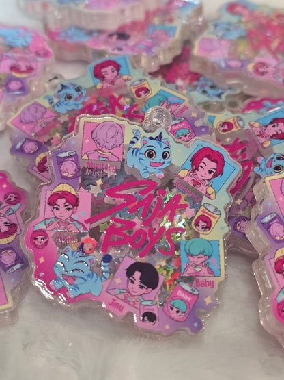 KPDH- Saja boys with cat  Acrylic Shaker