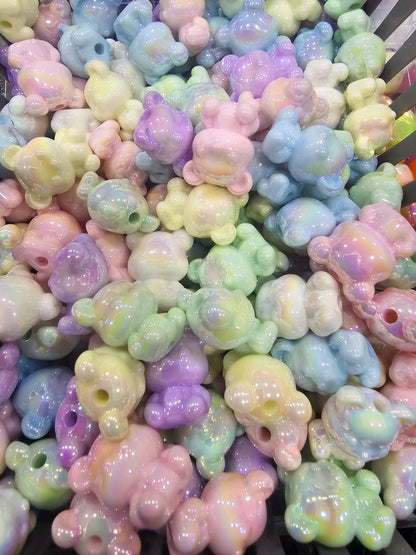 Luminous bear beads