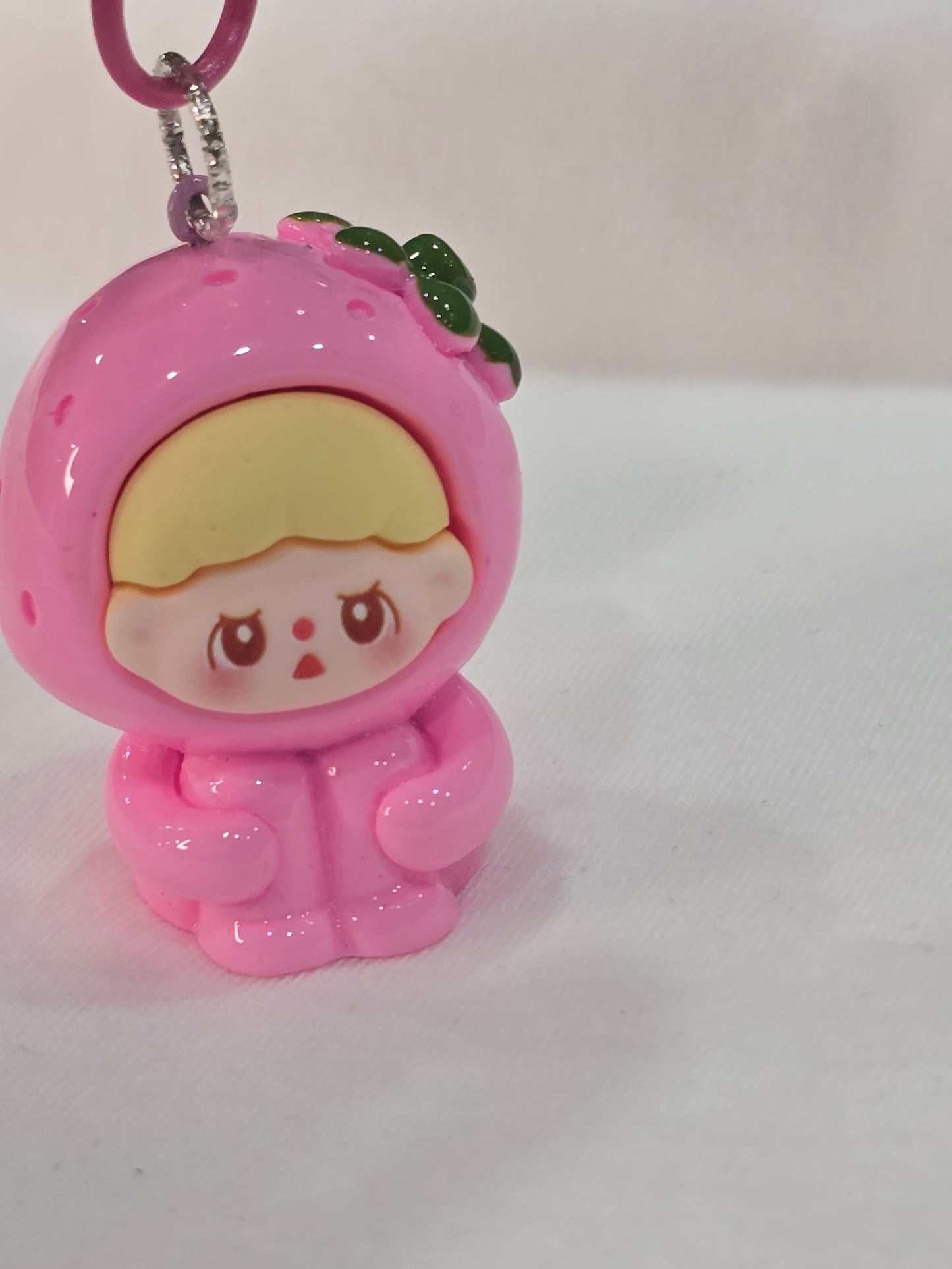 Handmade with love keychain Pink cutesy popmart