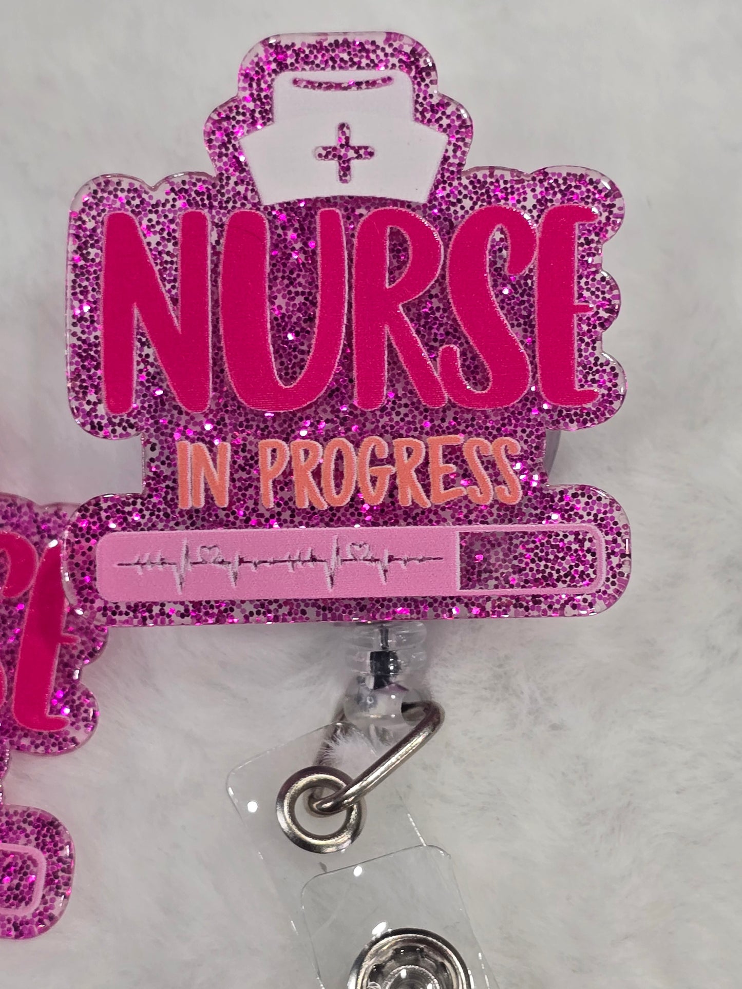 Badge Reels Nurse in progress