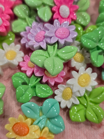 Flowers mix charms