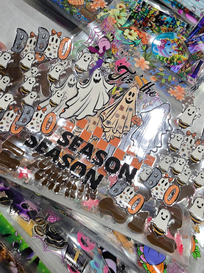 UV DTF wrap Halloween Design Mix no repeat
