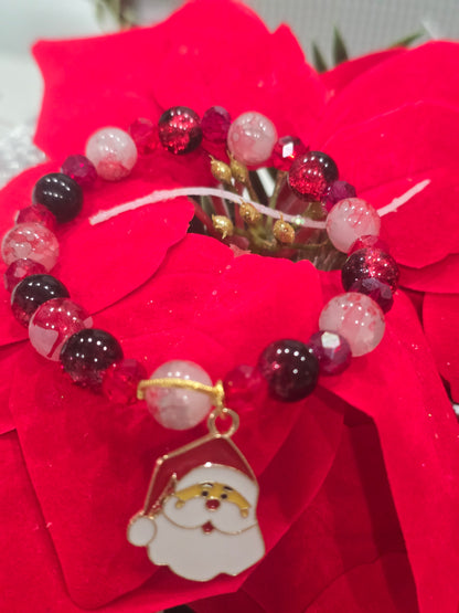 Glass beads Christmas edition 10mm