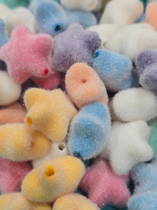 Fuzzy stars beads