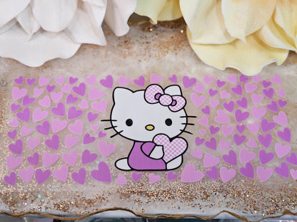 Purple Hello kitty - UV DTF wrap