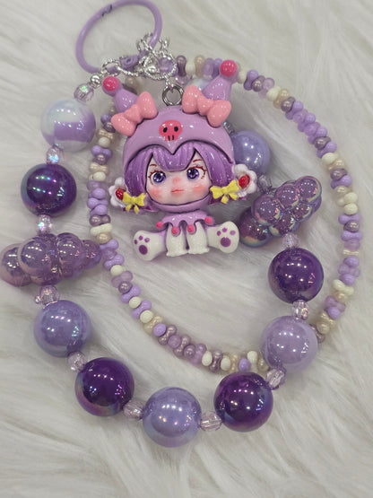 Purple SP phone charm