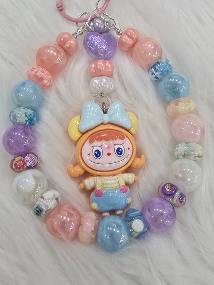 Pastel cute la bubu phone charm