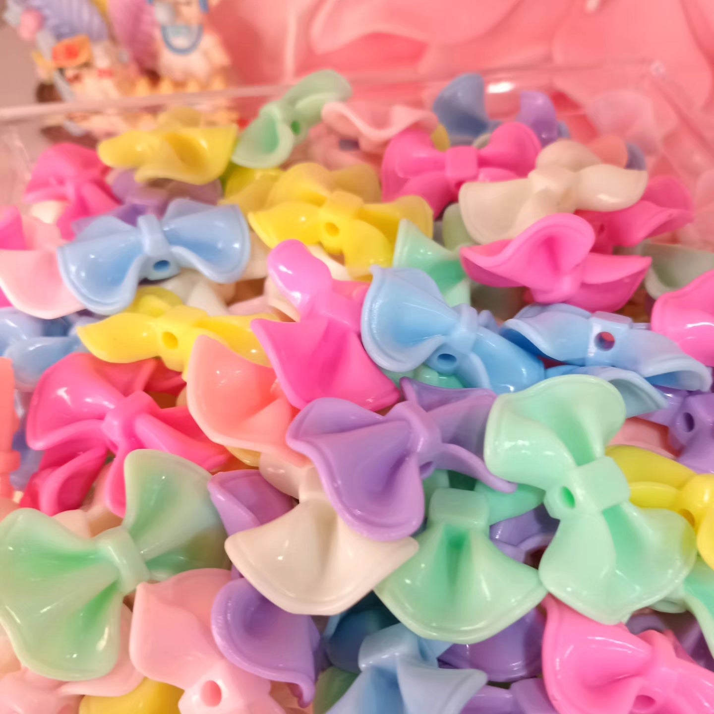 Pastel Color Bows (fit beadable pen)