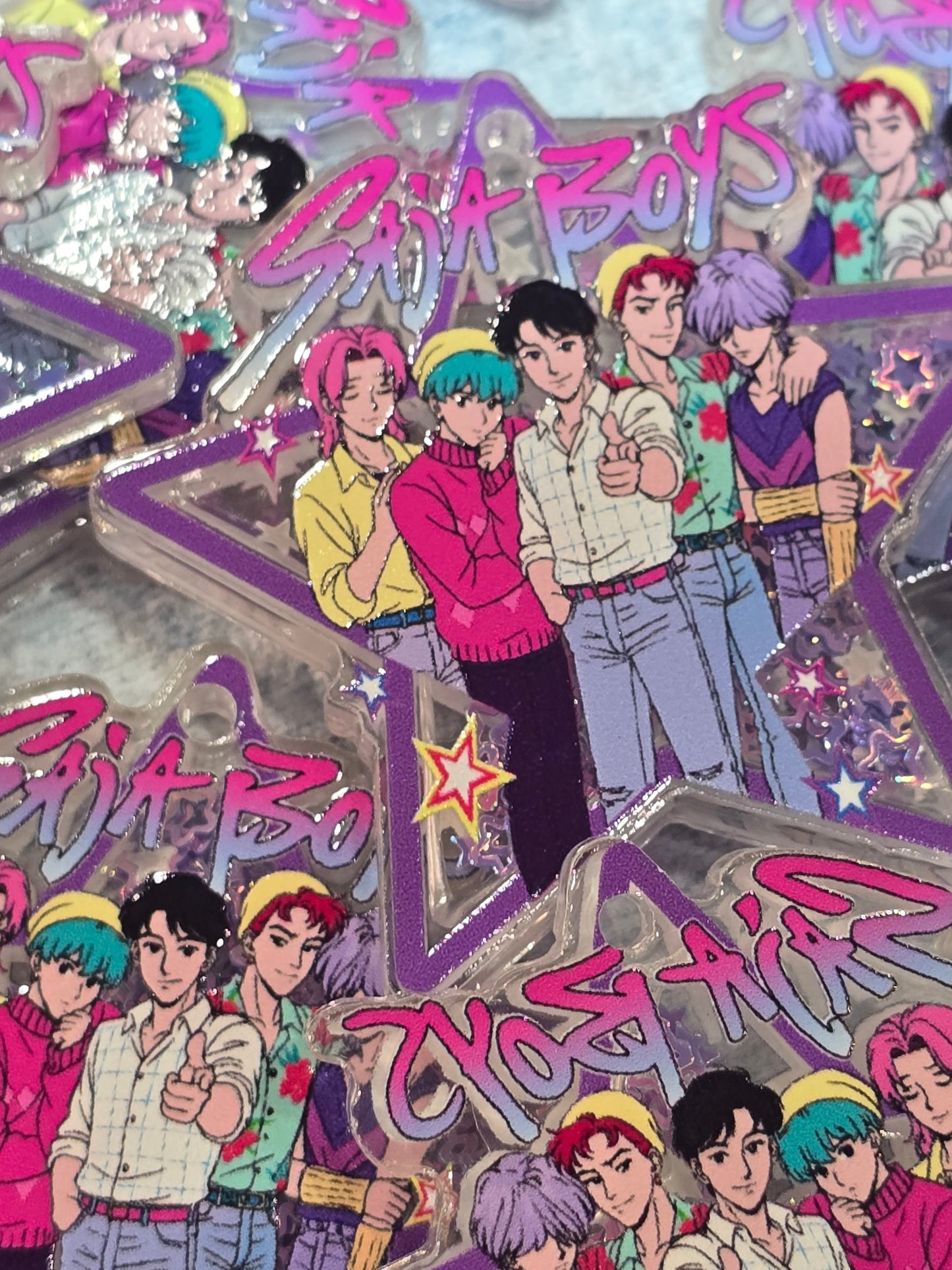 Saja Boys Kpop Demon Hunter- Acrylic shaker Set of 5pcs