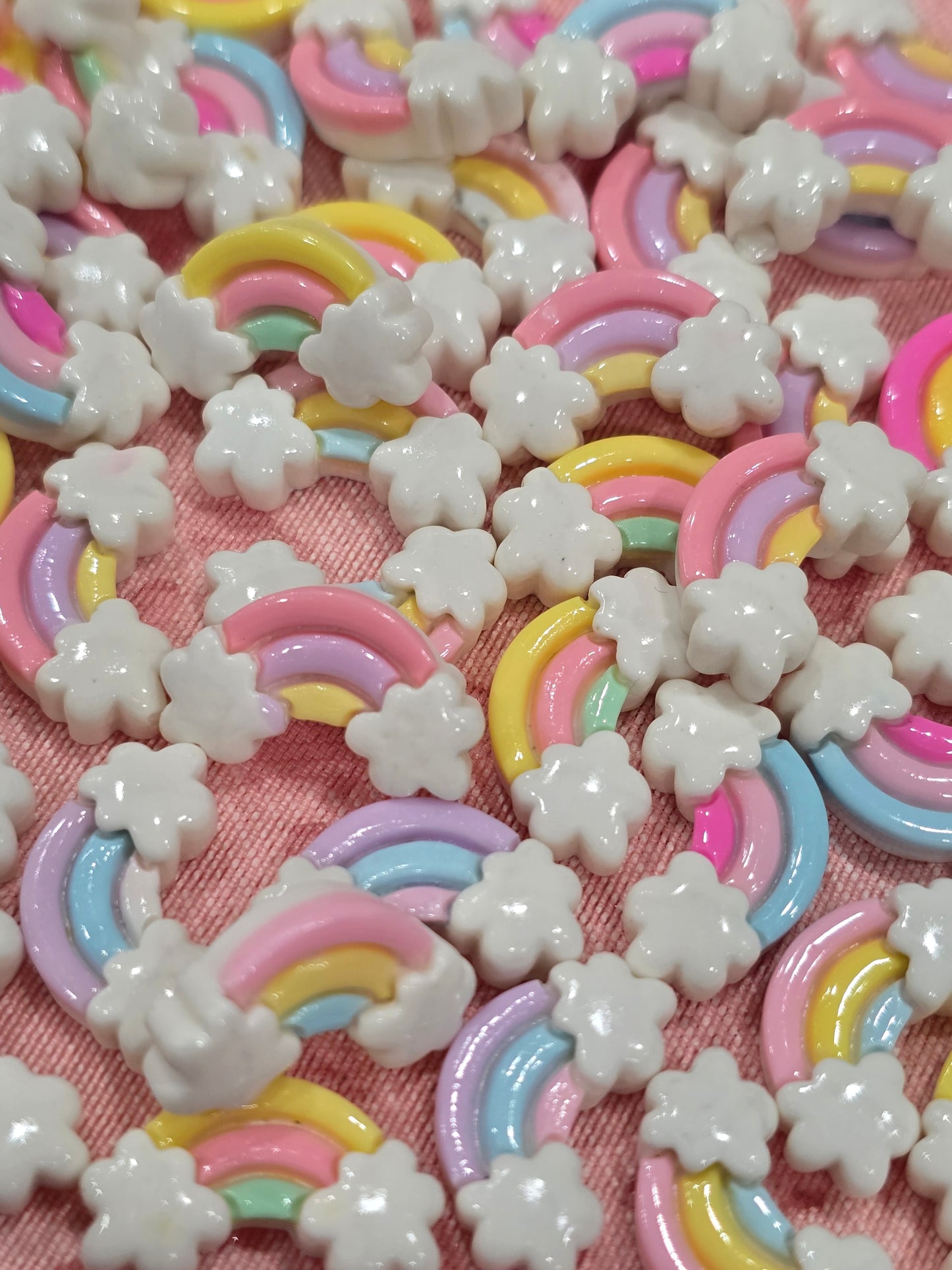 Rainbow mix charms