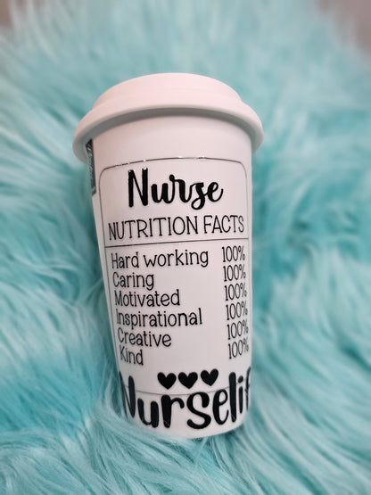 I'm not a paper cup Nurse life coffee tumbler