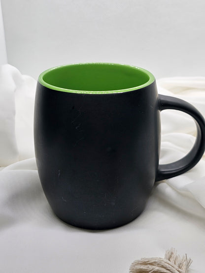 Blank Lime Mug Barrel  14oz