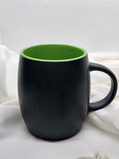 Blank Lime Mug Barrel  14oz