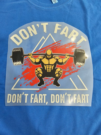 Don't Fart DTF Transfer 10 x 10 inches