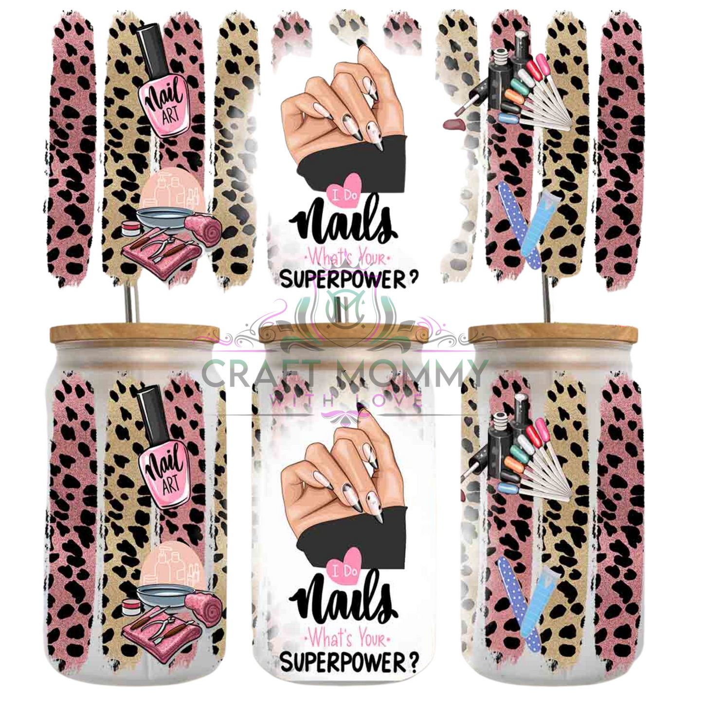 Nails- UV DTF Wrap 16 oz