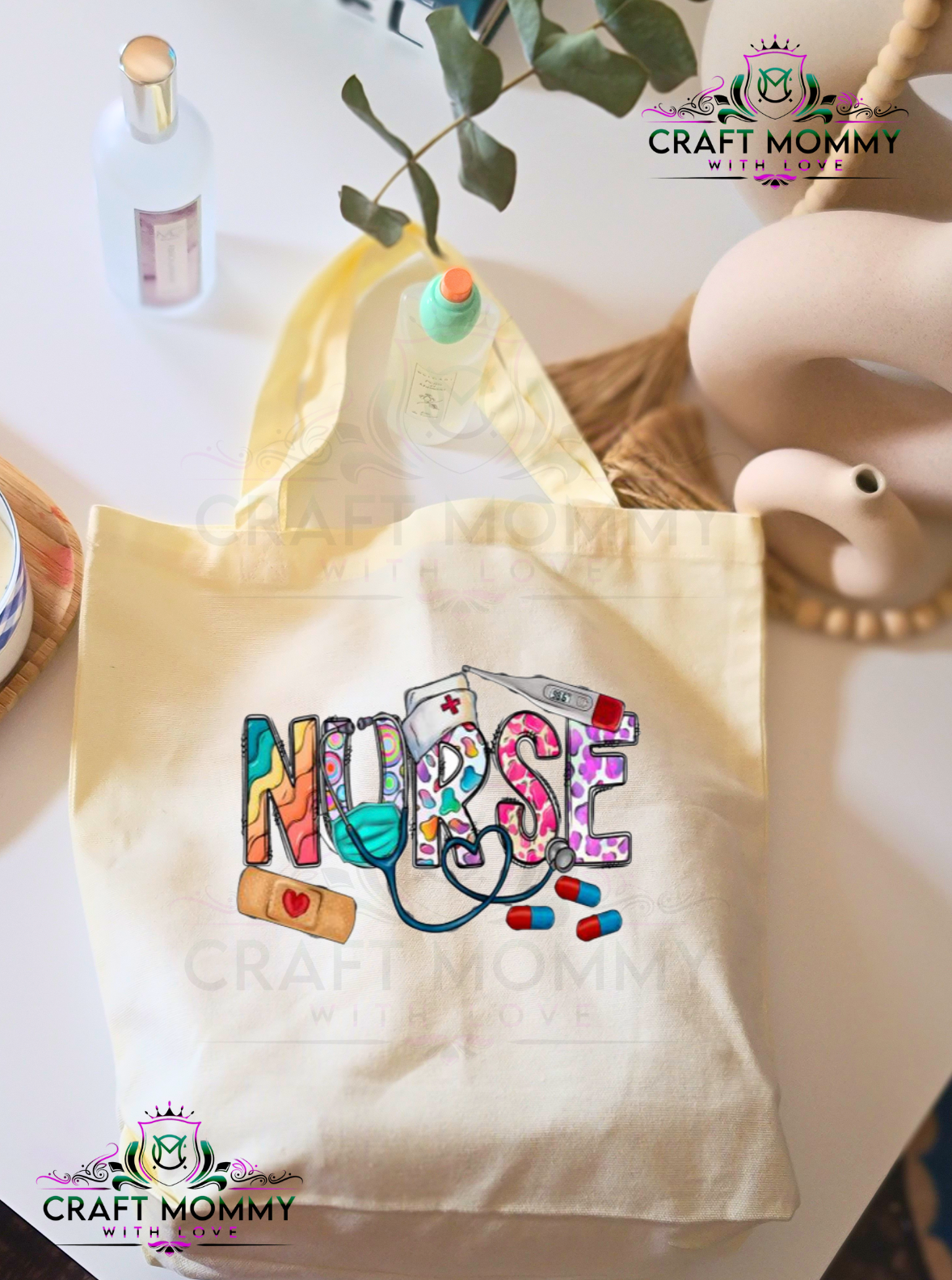 Nurse Eco friendly Handmade Tote bag