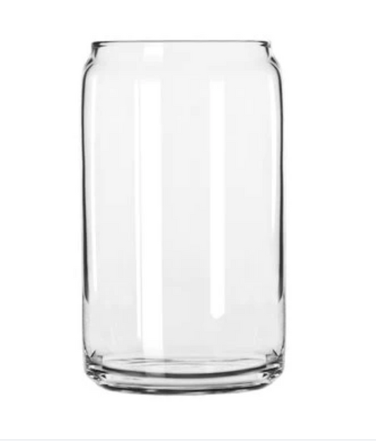 16 oz or 20oz  Blank Libbey Glass beer can