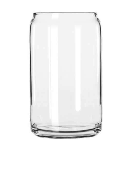 16 oz or 20oz  Blank Libbey Glass beer can