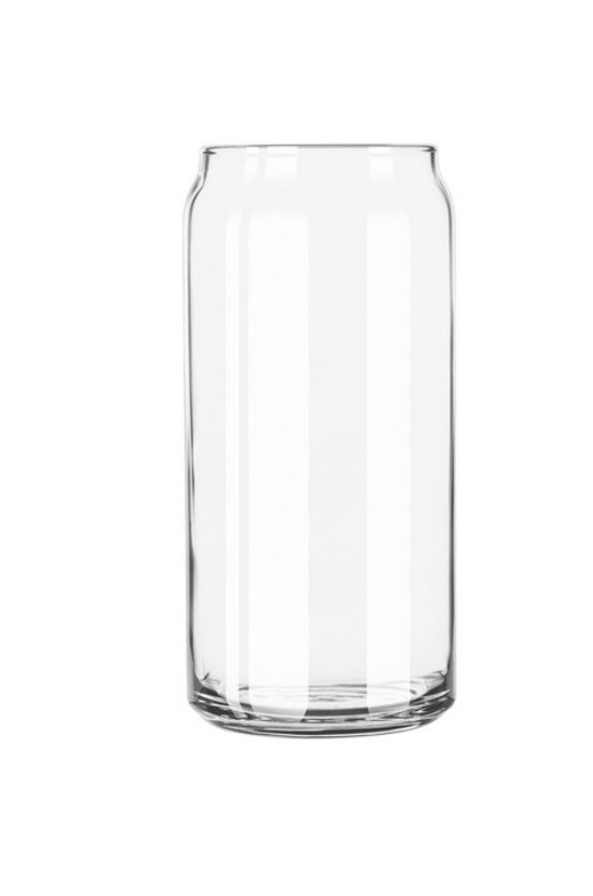 16 oz or 20oz  Blank Libbey Glass beer can