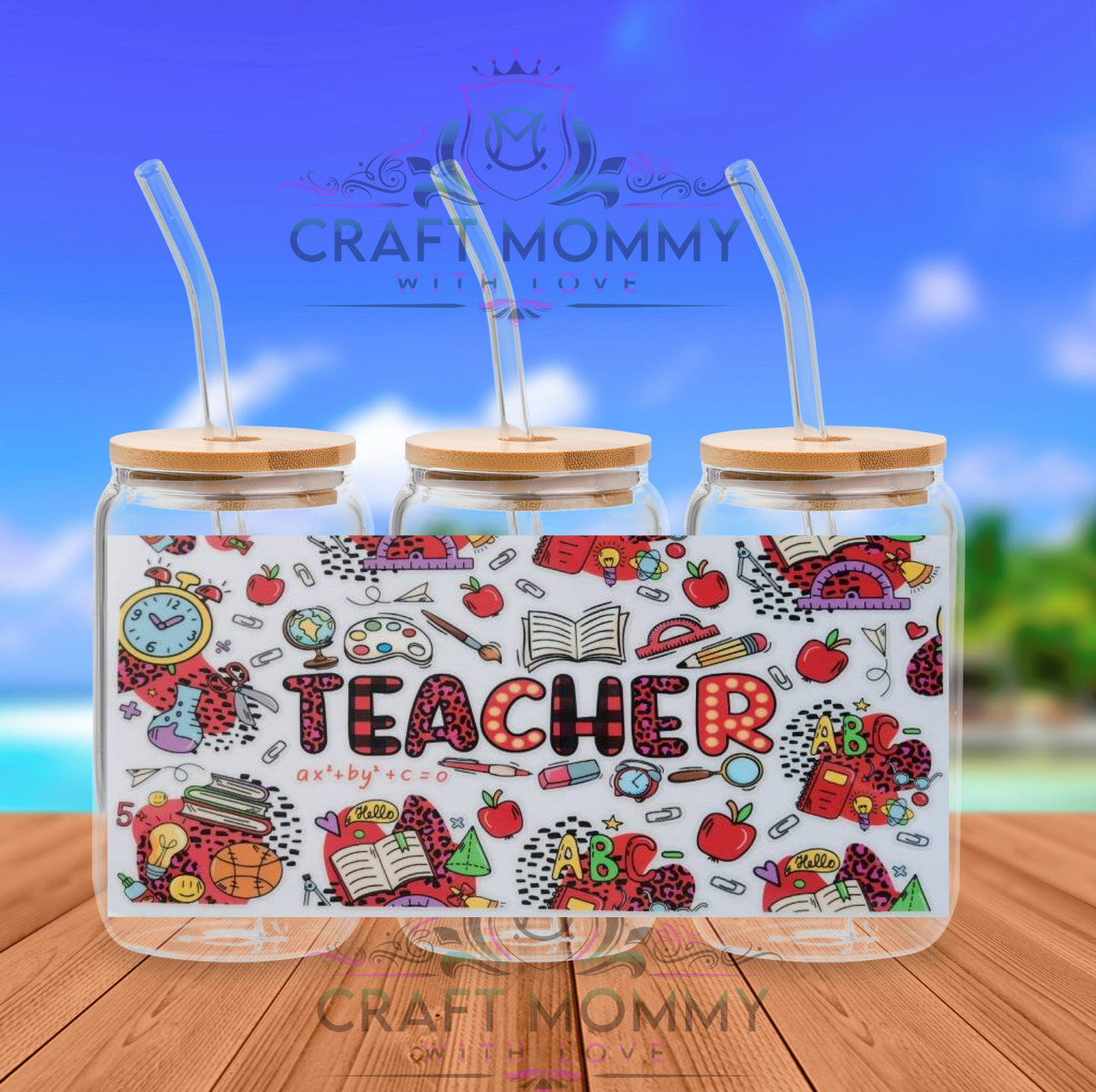 Teacher- UV DTF Wrap 16 oz